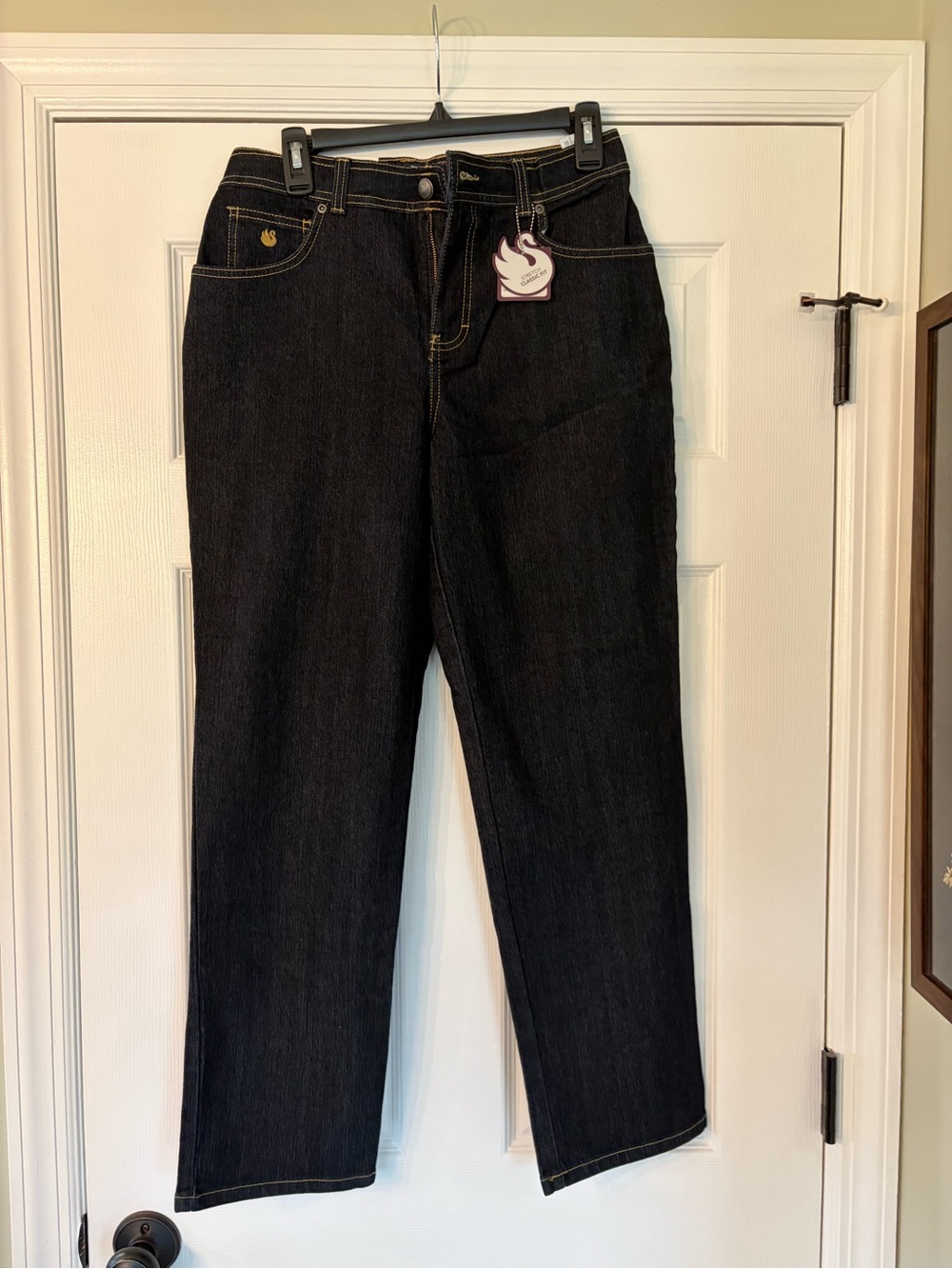 NWT Gloria Vanderbilt Dark Wash Straight Leg Amanda Jeans Size 8